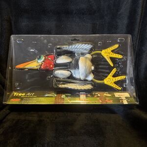 Exhart Woodpecker Tree Art Garden Bird Decoration Wacky Watch Out For The Tree